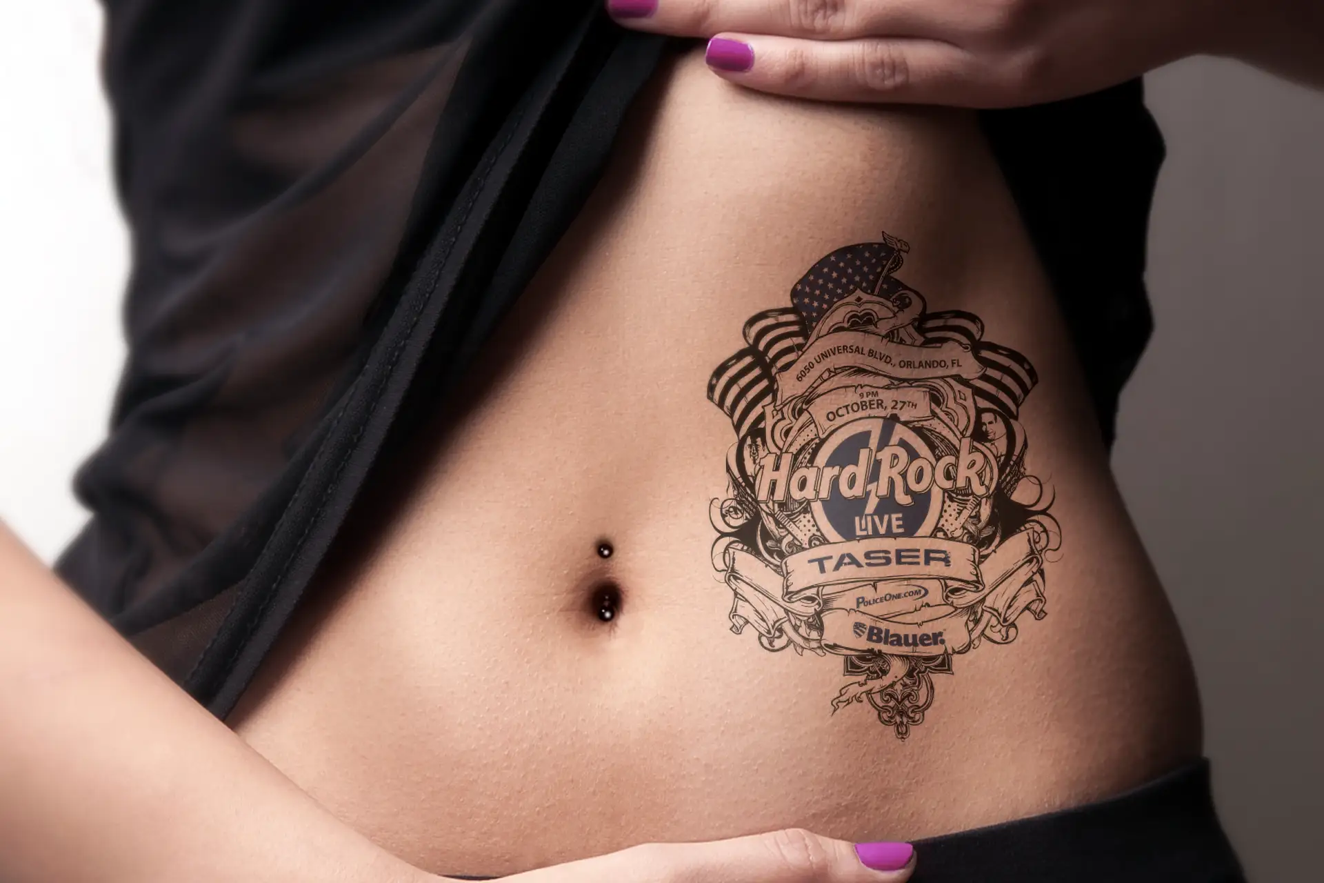 Party Ticket Tattoo - Theron Neff